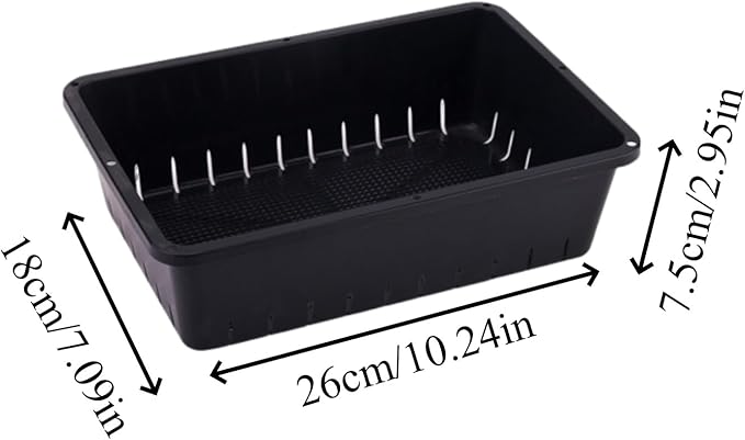 Soil Blocker with A Seedling Tray 8 Cell 2 Inch Soil Block Maker Handheld Block Maker with 3 Sizes Seed Pins Garden Blocking Tools for Seedings, Cuttings, Greenhouses