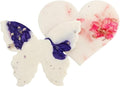 48pcs Seed Paper – 24pcs Hearts & 24pcs Butterflies Plantable Wildflower, Writable & Plantable Gift for Moms, & Plant Lover, Ideal for Weddings, Baby Shower, Memorial, & Celebrations