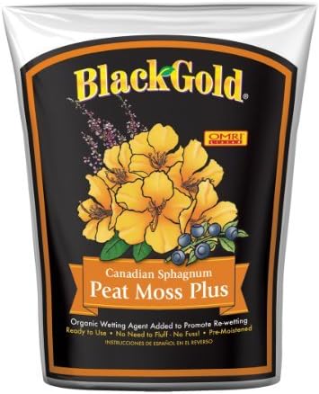 Sun Gro 1410403 8 Quarts Canadian Sphagnum Peat Moss Plus