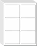 3-1/3" x 4" Shipping Address Labels 3000 Label Stickers Paper for Laser/Inkjet Printer 6 per Page Printable Mailing Labels, FBA Box Labels - Matte, 500 Sheets