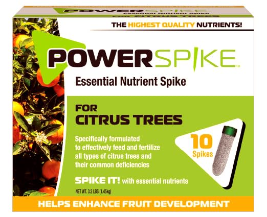 for Citrus Trees, Citrus Tree fetilizer Spike. Essential Nutrient Spike specifically formulated to Feed and fertilize All Types of Citrus Trees and Address Common Deficiencies., 93307