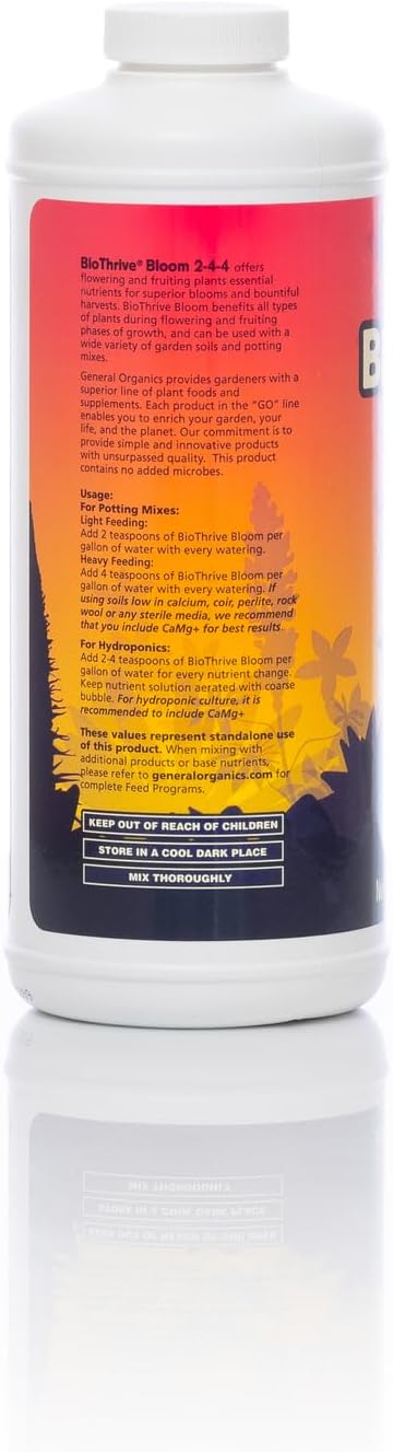 General Hydroponics GH5132 BioThrive Bloom, Quart, 1