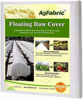 Agfabric Plant Covers Freeze Protection 10'x50' 0.55oz Frost Blankets for Plants Plant Frost Protection Covers Garden Winter Frost Pests Protection,White