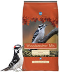Blue Seal Woodpecker Mix Wild Bird Seed | Premium Blend of Nuts, Sunflower Seeds, and Fruit | Attracts Wide Variety of Wild Outside Birds | Convenient Shell-Free Mix | Made in USA | 8 Pound Bag