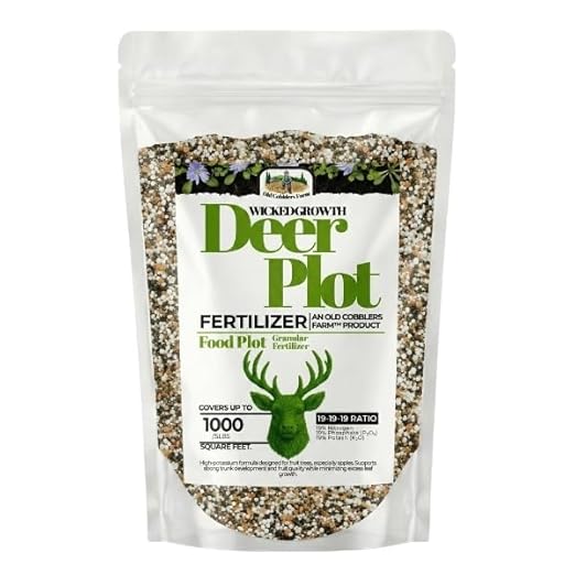 Old Cobblers Farm™ Wicked Growth Wildlife Deer Plot Fertilizer - Perfect Blend for Deer, Turkey & Game - Balanced NPK for Robust Growth (5 lbs | 10 lbs | 15 lbs | 20 lbs) (5 lbs)