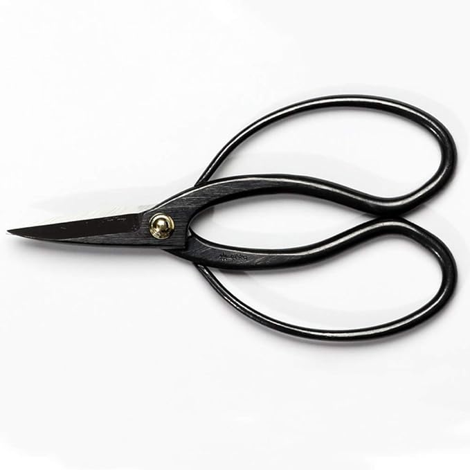 Hanafubuki Wazakura Bonsai Scissors Made in Japan 7inch(180mm), Japanese Bonsai Garden Tools, Hasami Pruning Shears - Traditional
