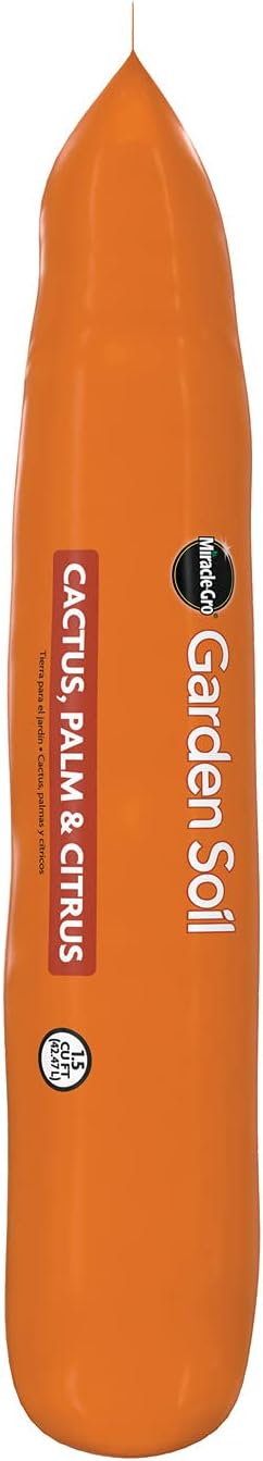 Miracle-Gro Garden Soil Cactus, Palm and Citrus, For In-Ground Use, Moisture Control, Feeds up to 3 Months, 1.5 cu. ft.