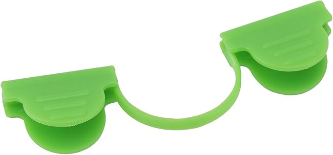 Acouto Greenhouse Arch Frame Double 100PCS Greenhouse Arch Frame Double Plastic Heating Press Film Clamp Heating Press Film Plastic Greenhouses & Plant Germination Equipment (6mm)