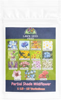Partial Shade Wildflower Mix - (1LB) - Bring Color to Low-Light Areas that Thrive with Dappled Sun, producing Vibrant Blooms in Yards, Garden beds, Fence Lines, and Woodland Edges.