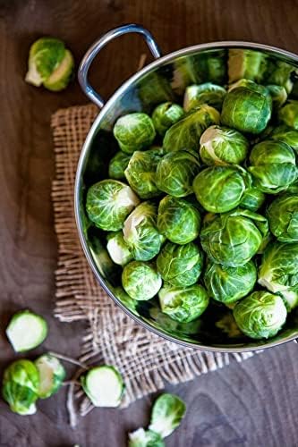 SeedsUP - 300+ Seeds Long Island Brussels Sprouts Cabbage - Vegetable Green