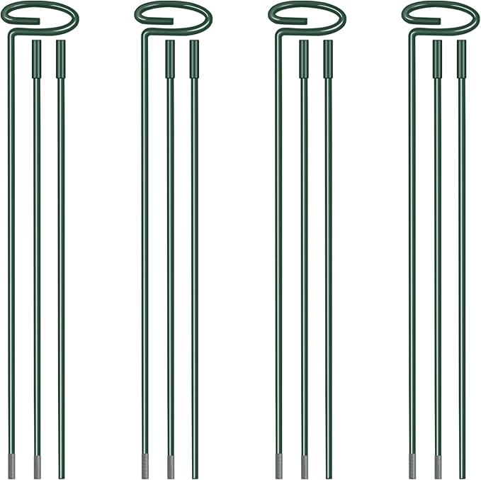 36 Inch Plant Stakes Tall(4 Set), Adjust Three Sizes(12 or 24 or 36 Inch) Plant Support Stakes for Outdoor or Indoor,Garden Plant Stakes for Flowers Amaryllis Tomato Lily Peony Rose Flower Narcissus
