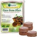 Envelor Coco Coir Seed Starting Mix Pellet for Seed Starter Tray Potting Soil for Indoor Plants Nursery Pots Flower Seeds Herbs Microgreens Succulent Soil Coco Growing Media, 1.2 Inches 100 Pack