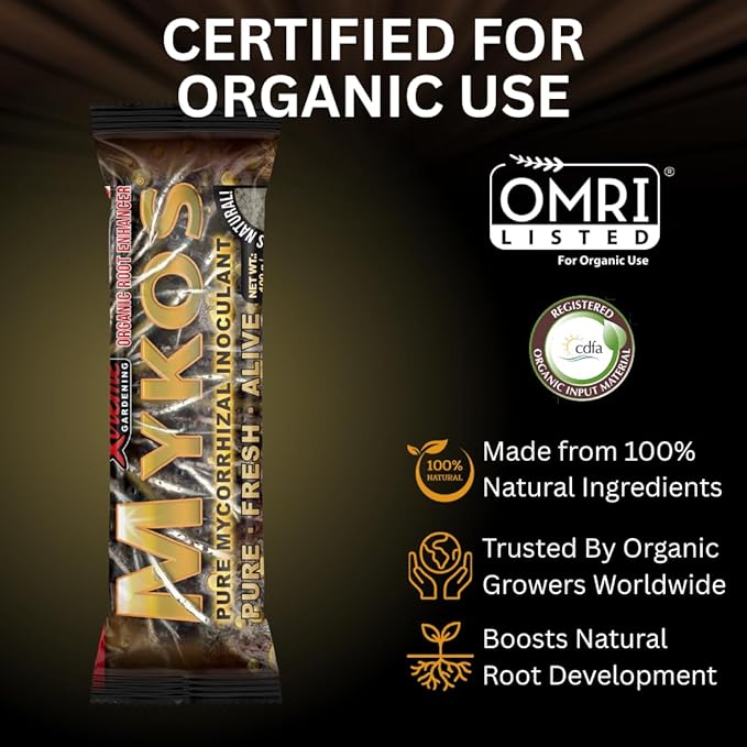 Xtreme Gardening Mykos Pure Mycorrhizal Inoculant, 100 g, 2 Count