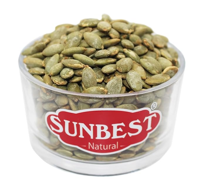 Sunbest Natural Pumpkin Seeds, 3 lbs – Roasted & Salted – Whole Pepitas, Shelled Pumpkin Seeds, Vegan and Kosher Snacks