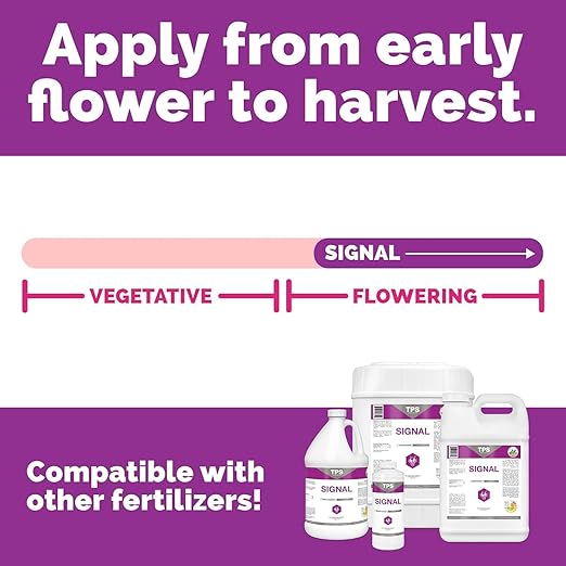 Signal Terpene Enhancer Plant Nutrient and Supplement, Flower Hardener and Increases Flavor by TPS Nutrients, 8 oz (250mL)