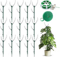 15pcs Adjustable Plant Support Pole, Stackable for Indoorand Outdoor Use, Garden Accessories for Supporting.Monstera and Climbing Potted Plants