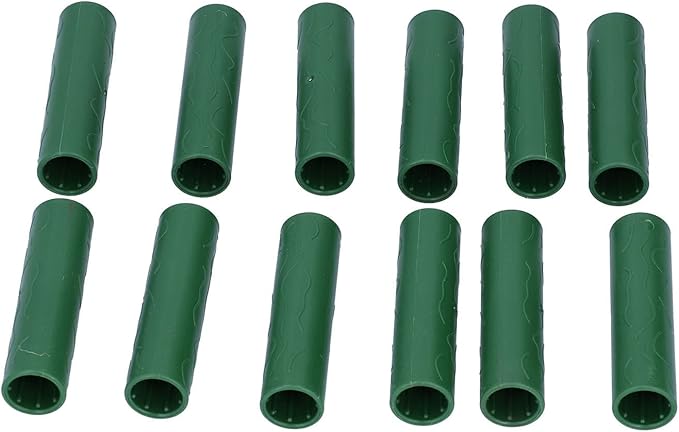 Plant Stake Connector, Garden Support Stakes Connectors Kit for Climbing Plants Greenhouse Frame Rod Joint Adjustable Pipe Connection Durable PP Material Weather Resistant Reusable Garden Accessories