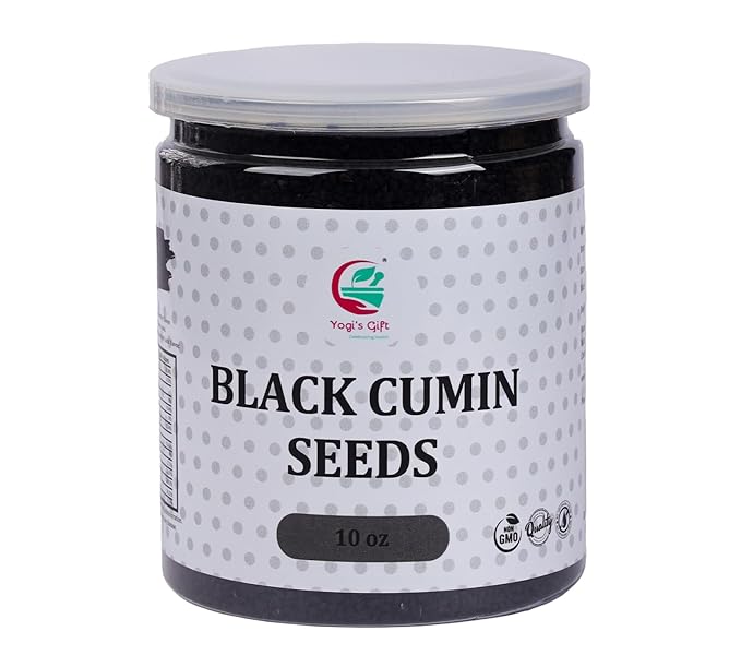 Black Cumin Seeds 10oz, Nigella Sativa, 100% Pure & Natural, Premium Quality Kalonji Seeds, Perfect for Seasoning, Cooking, Sprouting & Herbal Uses - By Yogi’s Gift®