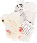 Set of 24 Onesie Seed Paper – Writable & Plantable Wildflower with Envelopes & Planting Guides, Gift for Moms or Plant Lovers for Mother’s Day, Party Favors for Weddings & Showers