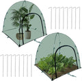 2pack Large Mesh Plant Cover Tent, 36x36x37Inches Pest Guard Cover, Insect Bird Barrier Netting Outdoor Plant Enclosure, Garden Net Cage Plant Protector Pest Protection Guard for Fruit Vegetables