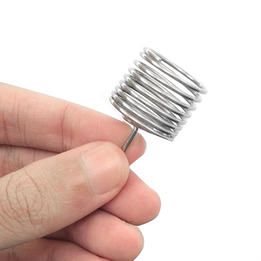 CHENJIN 10PCS Stainless Steel Cylindrical Automatic Fertilizer Baskets Specialized Bonsai Fertilizing Tools for Potted Plants Flowers Lawns and Gardens