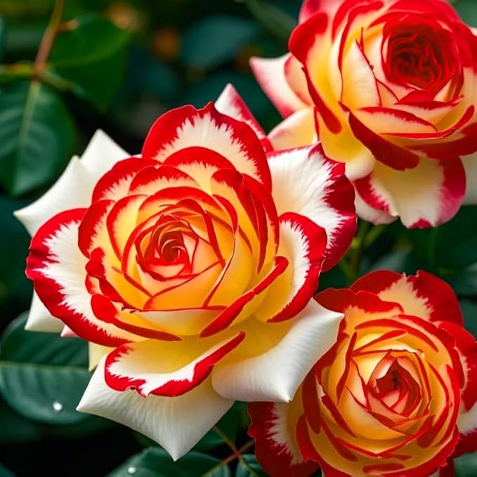 Mixrug Grandiflora Rose Seeds for Planting, 200+pcs Perennial Non-GMO Heirloom Grandiflora Rose Flower Seeds, Rare Beauty Home Garden Blooms Flowers Plants for Outdoors