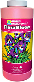 General Hydroponics FloraBloom 0-5-4 Plant Food, Part of FloraSeries Advanced Nutrient System for Plants, 16 oz.