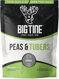 Big Tine Food Plot Mix, Deer Attractant, Peas and Tubers, 8 lbs Bag, Fall/Winter Annual, Contains Early Season Forage and Winter Peas