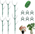 6 Pack Stackable Plant Stakes, Monstera Plant Support, Climbing Plant Stakes for Indoor & Outdoor Potted Plants, Branch-Like Shape Stem Accessories (6 Pack)