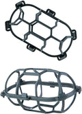 Bouquet Floral Cage Arranger for Flowers l Pillow Cage for Centerpieces and Vases l Sell in Set of 2 (4", Egg) (330-96-07)