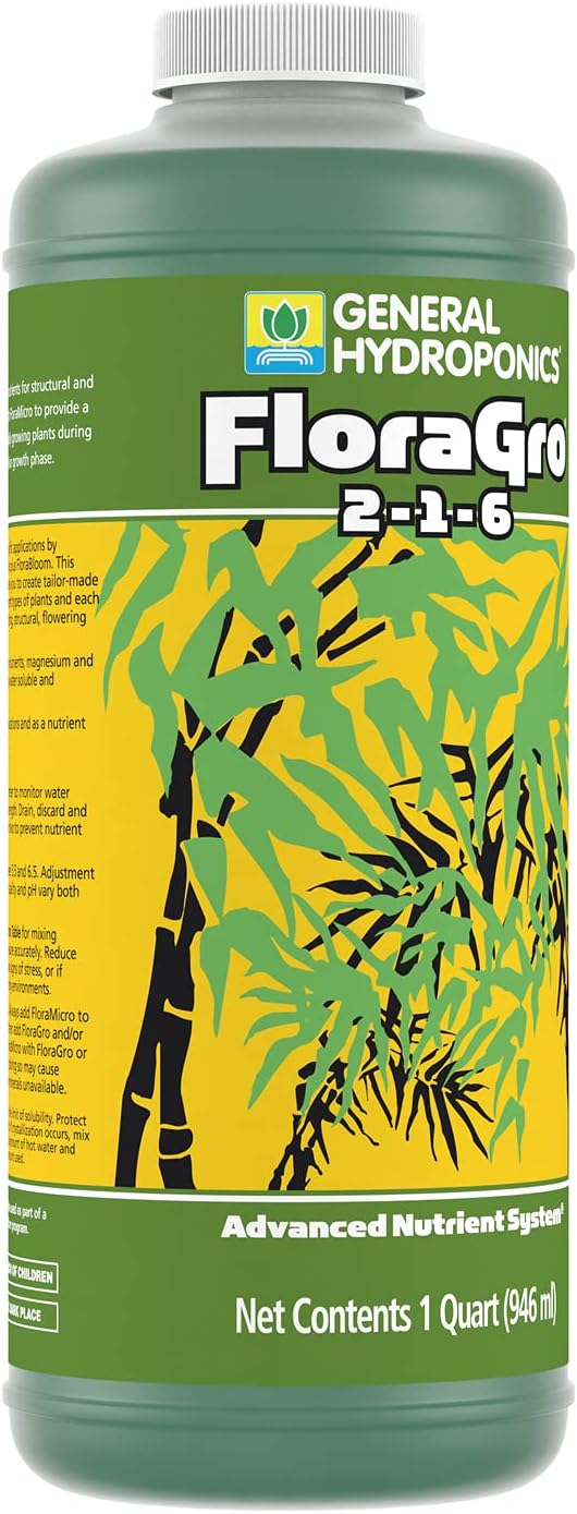General Hydroponics FloraGro 1 Quart