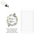 100Pcs Baby in Bloom Seed Packet, Wildflower Baby Shower Self Adhesive Envelopes,Small Paper Coin Envelopes Items Stamps Storage Packets for Flower Vegetable Seeds Garden Wedding Gift (Green*100PCS)
