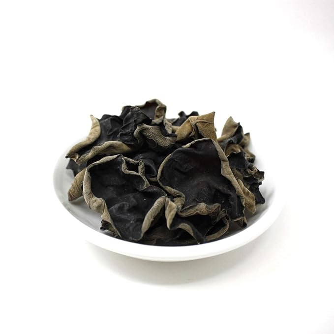 DABC OAK LAND 2 Pound Premium Dried Woodear Mushroom, Dried Black Fungus Shredded All Natural Vegan and Gluten-Free Rich in Fiber & Iron, Perfect for Cuisine, Soups, Stir-Fries 黑木耳 32 Ounce