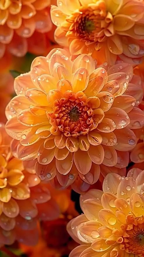 Rare Mix Dahlia Pompon Flower Seeds Colorful Variabilis Beautiful Annual Outdoor Lawn Plant Bonsai Flowering Seeds Bloom 100pcs
