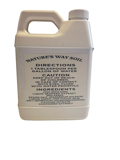 Nature’s Way Soil® Organic Hydroponic Nutrients-Liquid Concentrate, Makes 64 Gallons | -Charged with Worm Castings & Fermented Duckweed | for Vegetables, Herbs & Lettuce | 32 oz | Nature's Way Soil