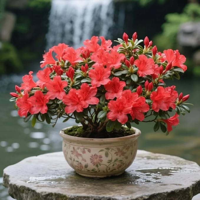 Dwarf Azalea Seeds for Planting, 30pcs Rare Azalea Rhododendron Perennial Flower Seeds Flower Plants, Non-GMO Heirloom Beauty Flowers for Home Garden Outdoors