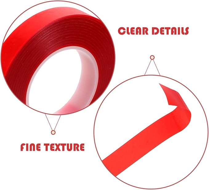 OUNONA Garden Tape for Plants Climbing and Branch Tying 2 Rolls of 150Ft X 0.5In Red Stretch Garden Tie Tape for Plant Support and Tree Marking