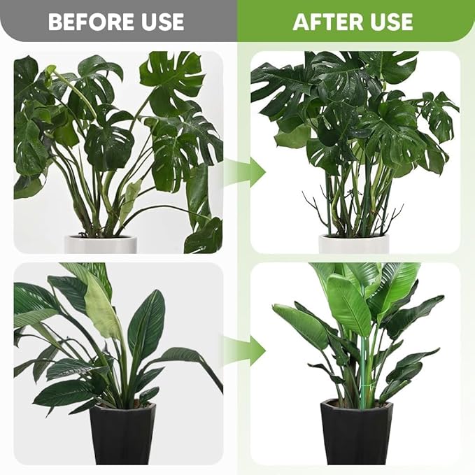 Stackable Monstera Plant Support, 10 Pack Garden Plant Support Stakes for Indoor Outdoor Plants Climbing Plant Support Structures Plant Holder Stick Moss Pole for Support Tall Potted Plants