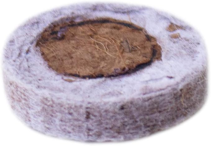 Pure Coco Coir Netted Seed Starting Pellets - 30mm - Pack of 8 - Renewable, Unamended - Superior to Peat Plugs - Self Contained Soil & Pot in One - Grow Garden Seedlings