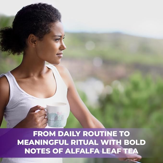 50 Bags Alfalfa Leaf Alfalfa Herb Tea (Medicago Sativa) - 24 Count 2g Tea Bags