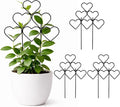 ZOUTOG 15 Inch Trellis for Climbing Plants Outdoor 3 Pack,Rustproof Metal Garden Trellis for Potted Plants,Sturdy Houseplant Support Indoor Outdoor for Ivy Pothos Monstera Hoya Flower Vine