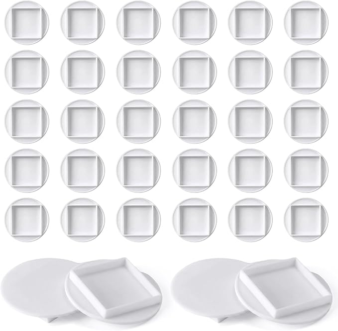 30 Pcs Caps Compatible with Gardyn Ypod Hydroponic System, Reusable Hydroponic Pod Accessories Plastic Covers for Vertical Growing Garden Towers