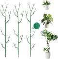 5 Pack Stackable Monstera Plant Support, Garden Plant Stakes for Indoor Outdoor Plants, Climbing Plant Support Structures Moss Pole Monstera Plant Holder Sticks Support Tall Potted Plants (5 Pack)