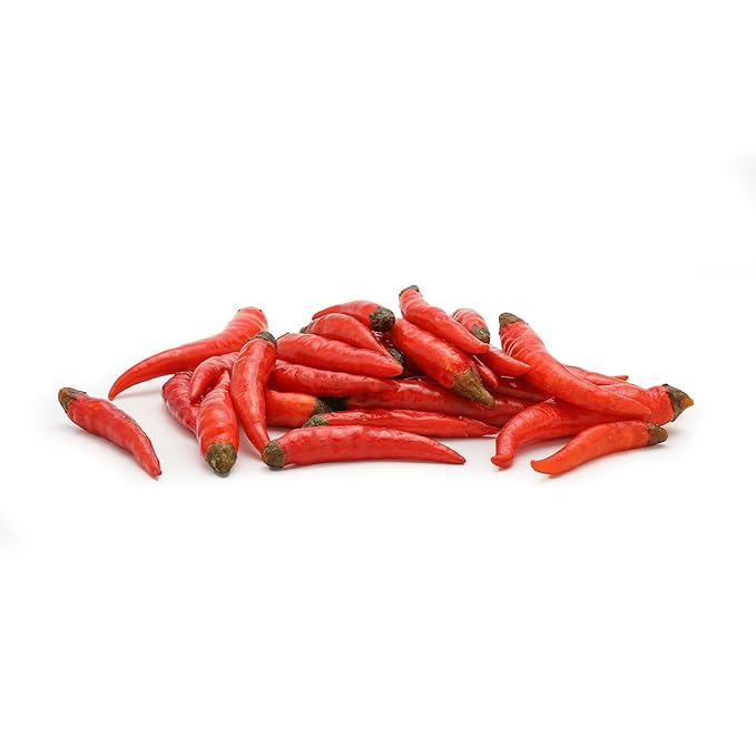 NUTS U.S. – Whole Red Chili Pepper Chips | Spicy Charm | All Natural | Vegan And Non-GMO | No Additives | 4 oz Resealable Jar