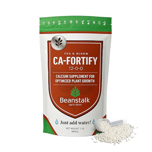Fortify (12-0-0) – Calcium & Nitrogen Additive for Stronger Stalks and Heavy Bud Support | 100-Day Controlled-Release Formula for Indoor, Outdoor, Hydro, and Soil Grows – 1 Pound