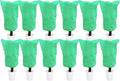 EAONE 12 Pack Plant Covers Freeze Protection, 24x32'' Winter Frosts Cloth for Outdoor Plants, Reusable Frost Blankets Drawstring Bags for Cold Freeze Sun Protection Bird Insect Prevention,Green