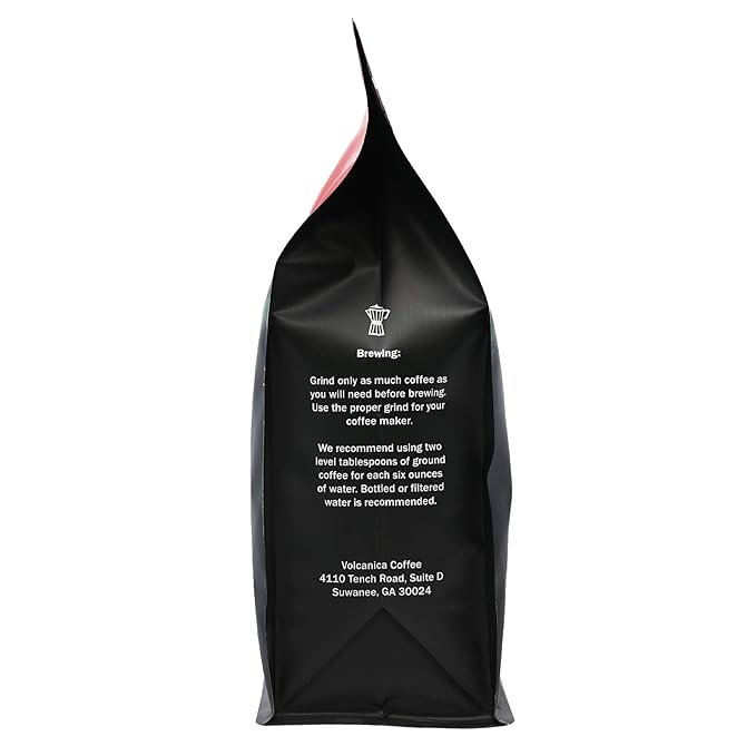 Costa Rican Coffee, Natural Process, Ground, Fresh Roasted, 16-ounce