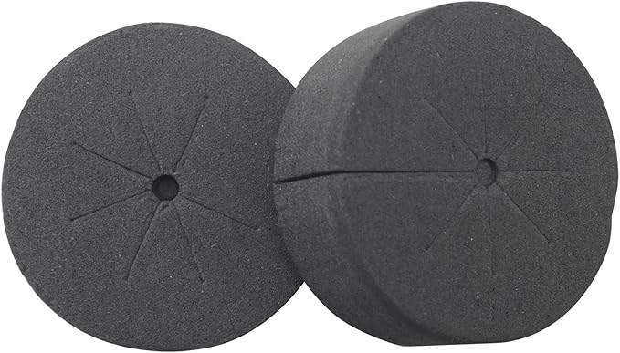 CHENJIN 40PCS 2 Inches Hydroponic Cloning Collar Water Absorbing Premium Grade Foam Fits Net Cups Inserts Hydroponic Growing Ring for DIY Seedling Box