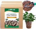 Jabrand Jabrand LECA 8LBS Clay Pebbles, Organic Expanded Clay Pebbles 4mm-16mm Hydroponics Supplies Aquaponics Orchid for Indoor and Outdoor Garden Plants