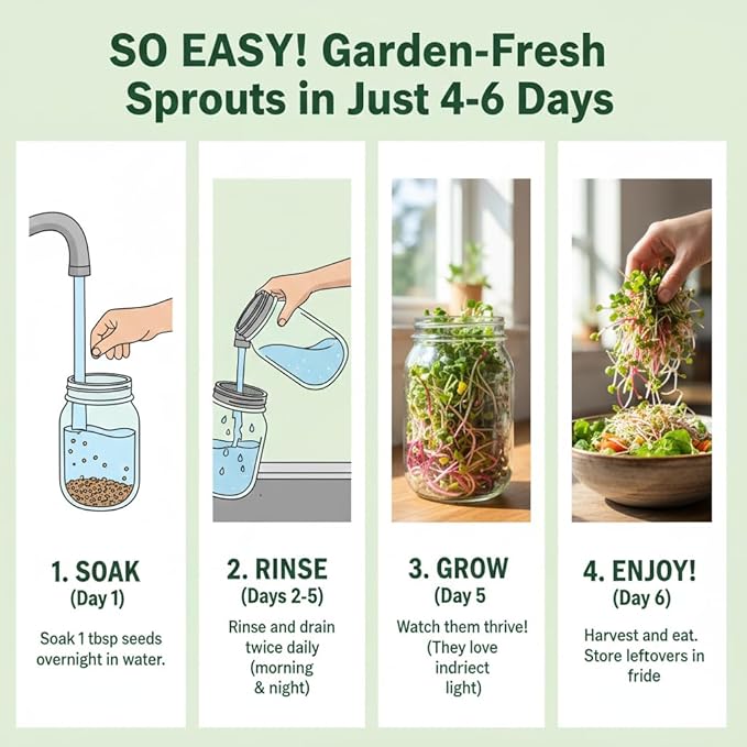 Todd's Seeds® Broccoli and Friends Sprouting Seed Mix, One Pound